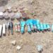 Aseguran 32 explosivos caseros en Escuinapa, Sinaloa; los usan con drones