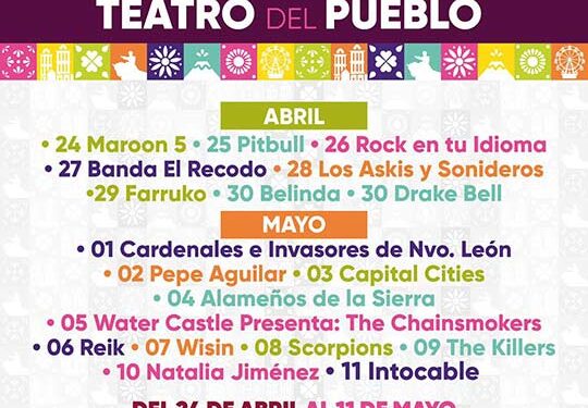 En Feria de Puebla 2025 :Pitbull a Pepe Aguilar, Scorpions… por $50