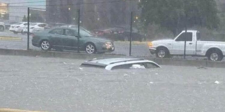 Lluvias e inundaciones azotan Reynosa; hay un muerto