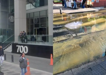 Denuncian fuga de aguas negras en Insurgentes Sur; acusan omisión de alcaldía y SEGIAGUA