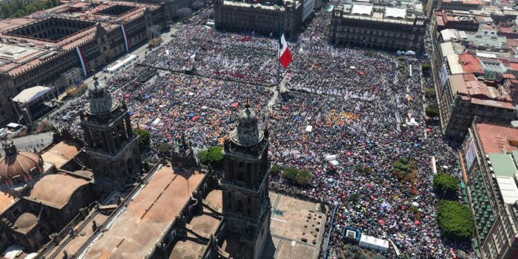 Destaca Sheinbaum desde asamblea, estrategia para fortalecer la economía del país