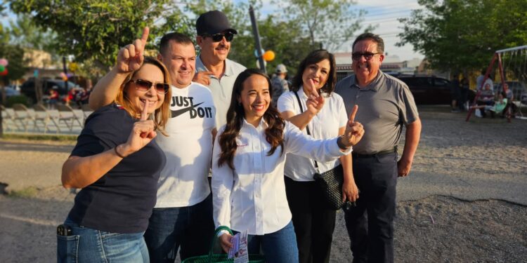 Olivia Aguirre cerró campaña en Ciudad Juárez con un llamado a sacudir el sistema judicial