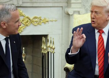 Ante Mark Carney, Trump asegura le “encantaría” nuevo acuerdo comercial con Canadá