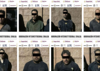 Detienen a 8 hombres armados, confiscan vehículos blindados tipo monstruo y armamento en Angostura, Sinaloa