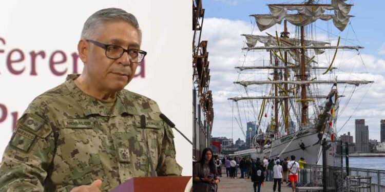 Piloto de EE. UU. guiaba al buque Cuauhtémoc durante accidente: SEMAR