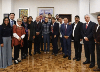 Alcalde Isaac Montoya se reúne con Claudia Sheinbaum y Delfina Gómez