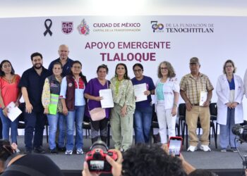 Apoya GCDMX a 736 familias damnificadas