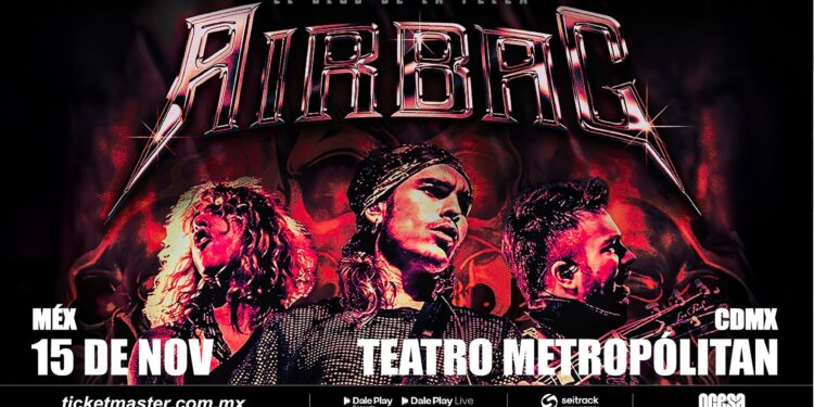 Airbag llegará a la Ciudad de México con su gira “El Club de la Pelea”